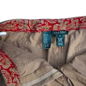 Ralph Lauren long khaki Pencil Skirt